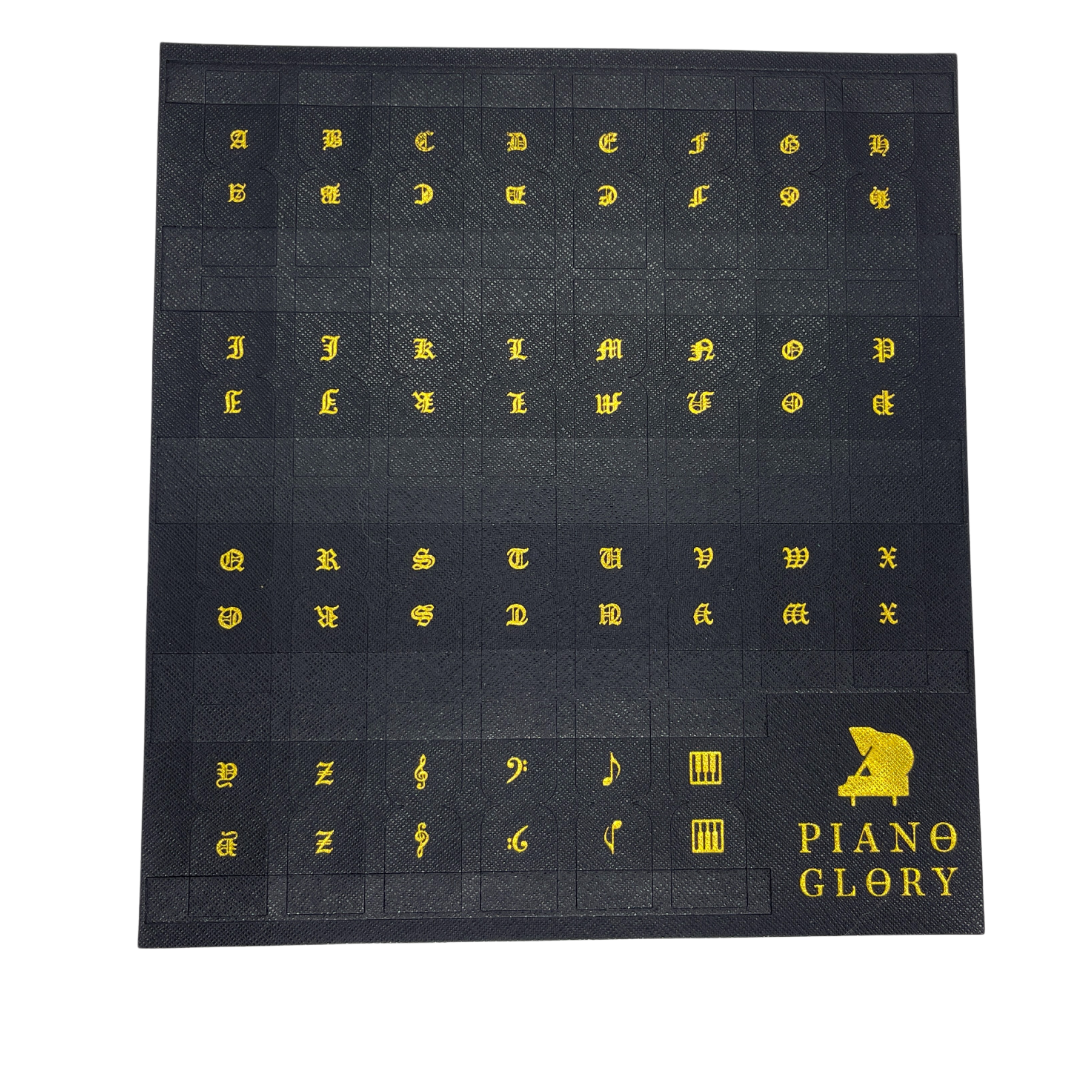 Adhesive divider tabs - a through to z plus some musical icons to organise sheet music and documents